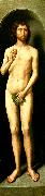 Hans Memling adam oil on canvas